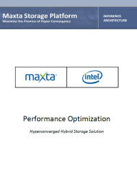 RPDF_Maxta Intel Performance-Optimized Refrence Architecture