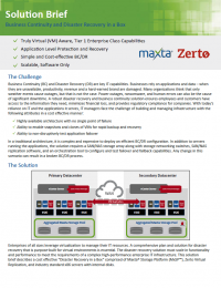 RPDF_Maxta and Zerto Solution Brief RPDF_Maxta and Zerto Solution Brief
